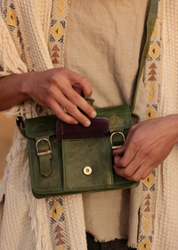 EMPEROR MALLETTE SAC À MAIN EN CUIR VÉRITABLE
