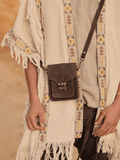 VINTAGE HIP BAG - MAN - DARK BROWN