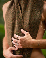 ALPACA SCARF - MAN - KHAKI