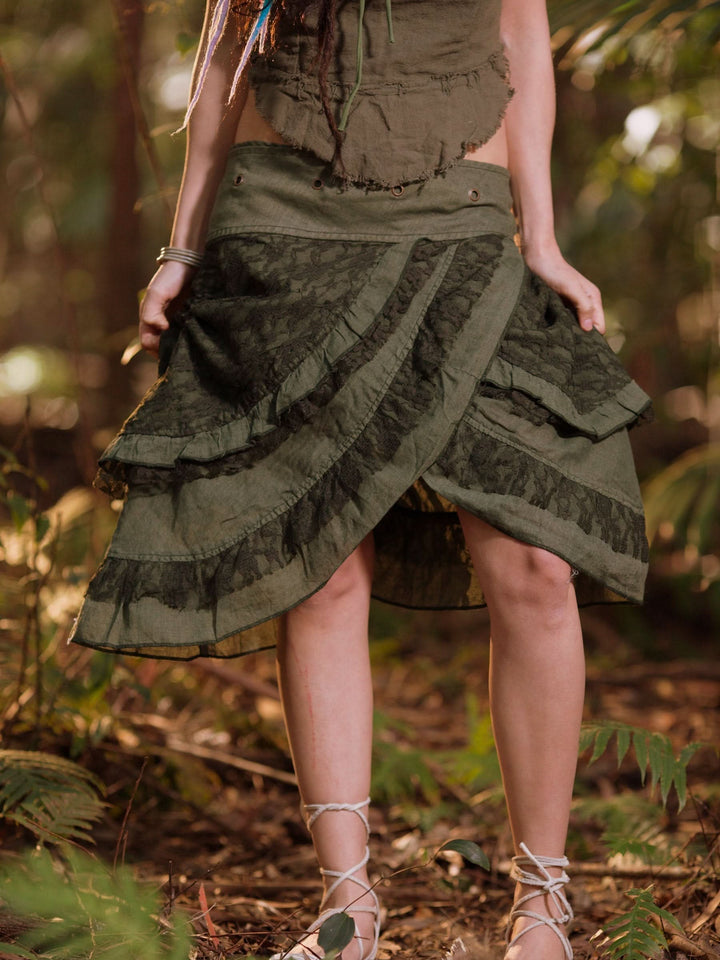 CROCHET WRAP AROUND SKIRT - PETITE - Wholesale