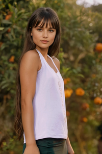 Open Back Top - White Chakra Top
