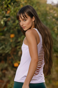 Open Back Top - White Chakra Top