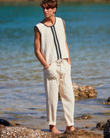 VINTAGE EARTH TANK TOP - CREAM
