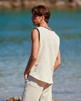 VINTAGE EARTH TANK TOP - CREAM