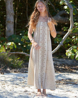 TRIBAL DRESS - CREAM