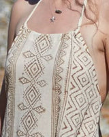TRIBAL DRESS - CREAM