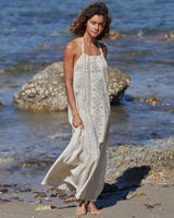 TRIBAL DRESS - CREAM