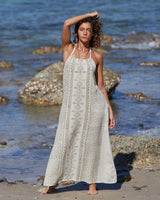TRIBAL DRESS - CREAM