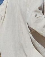 NATURAL FLARE OPEN JACKET - MAN - CREAM