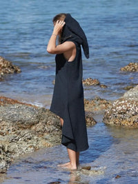 ROBE LUNE MONTANTE - NOIRE