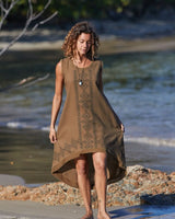 LONG BACK TRIBAL DRESS