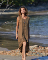 LONG BACK TRIBAL DRESS
