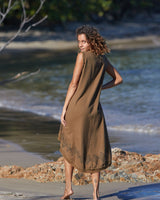 LONG BACK TRIBAL DRESS
