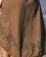 LONG BACK TRIBAL DRESS