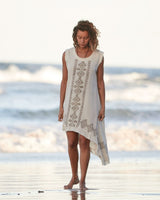 LONG BACK TRIBAL DRESS
