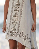 LONG BACK TRIBAL DRESS