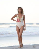 BOHEMIAN SWIMSUIT - ORANGE/YELLOW