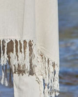 TRIBAL FRAYED KIMONO - MAN - CREAM