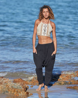 LINEN HAREM PANTS