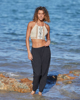 LINEN HAREM PANTS