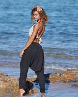 LINEN HAREM PANTS
