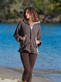 SWEAT À CAPUCHE TRIBAL BRUT - ANTHRACITE