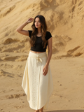 BOHEME PATH SKIRT - NATURAL