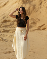 BOHEME PATH SKIRT - NATURAL