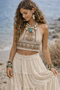 UNITY CROPPED TOP - NATURAL