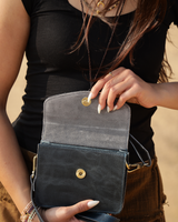 OCEANA LEATHER CROSS BODY BAG