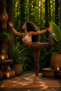 ANANDA LEGGINGS - BROWN
