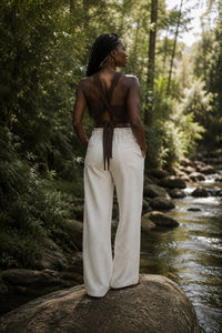 PANTALON MARIAL - CRÈME