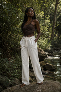 PANTALON MARIAL - CRÈME