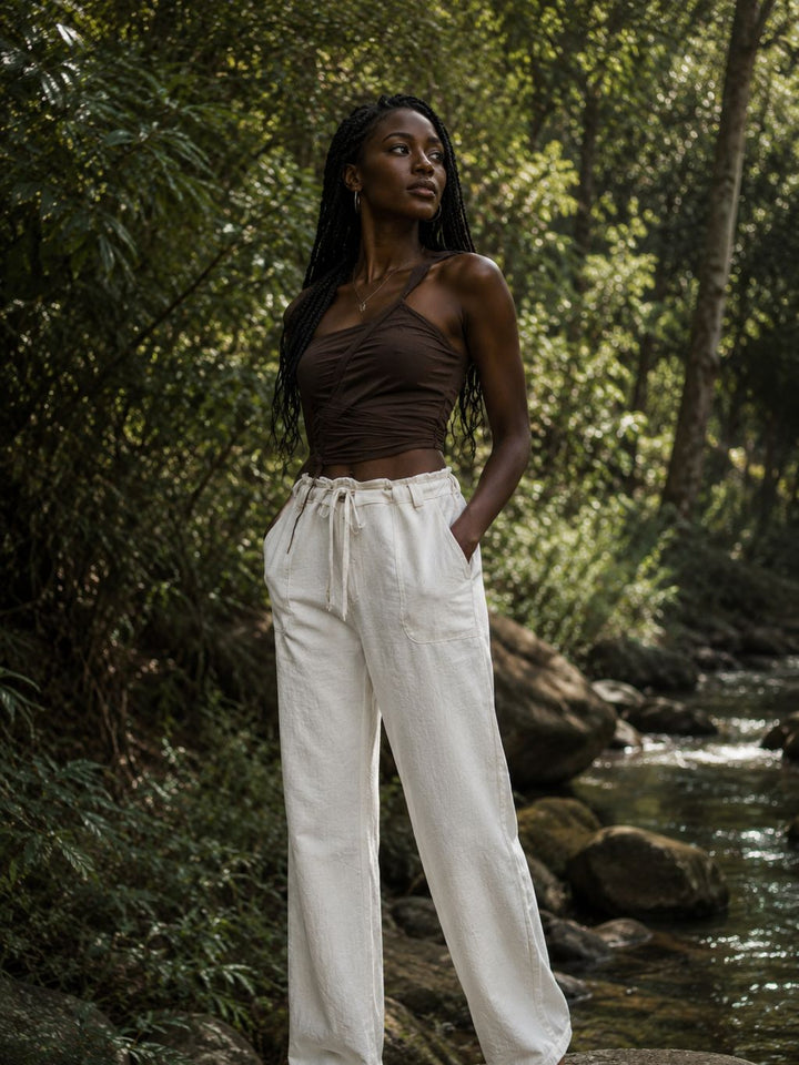 MARIAL PANTS - CREAM