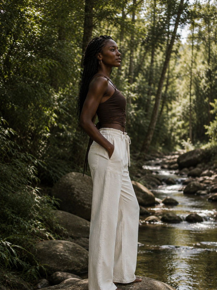 MARIAL PANTS - CREAM