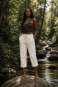 PANTALON MARIAL - CRÈME