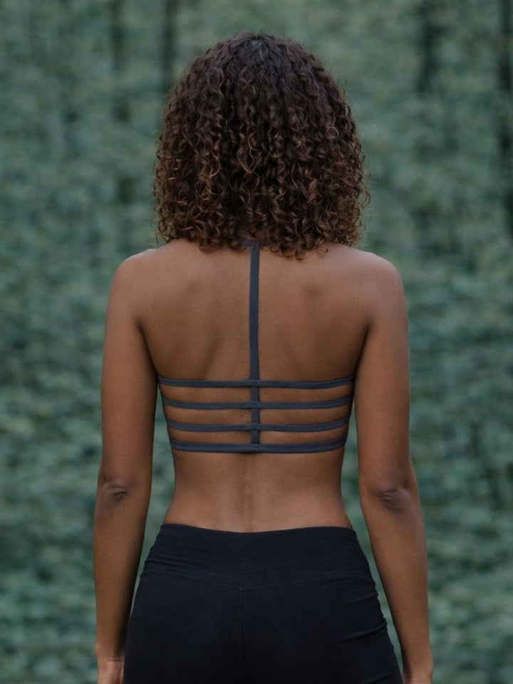 SAMADHI PILATES BRA - GRAY
