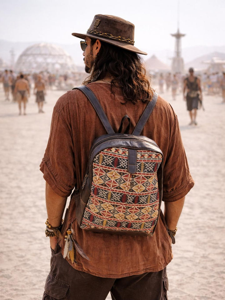 NOMAD EMBROIDERED BACKPACK - MAN