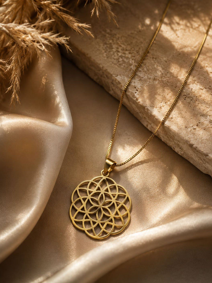 SEED OF DAVID PENDANT  - BRASS