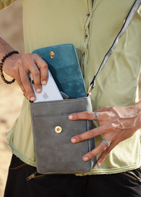 SAC BESACE PAX EN CUIR VÉRITABLE
