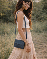OCEANA LEATHER CROSS BODY BAG