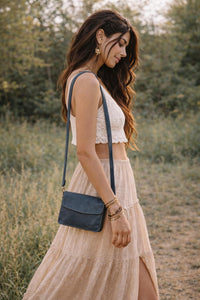 SAC BANDOULIÈRE EN CUIR OCEANA