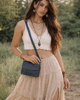 OCEANA LEATHER CROSS BODY BAG