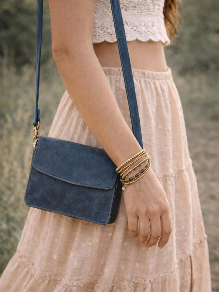 OCEANA LEATHER CROSS BODY BAG