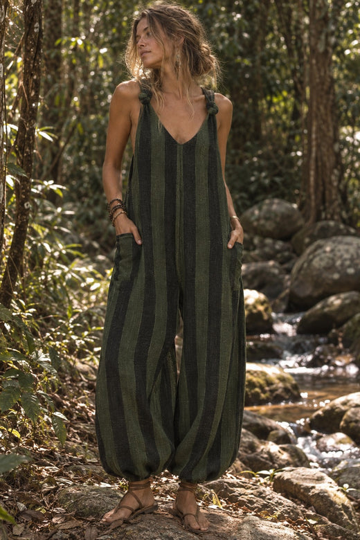 EVERA OVERALLS - GREEN