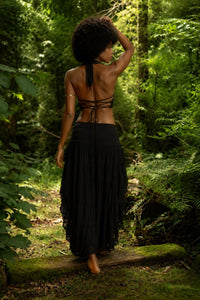 JUPE LONGUE TRIBAL CRAFT - NOIRE