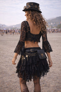 VINTAGE HIP BAG - BLACK