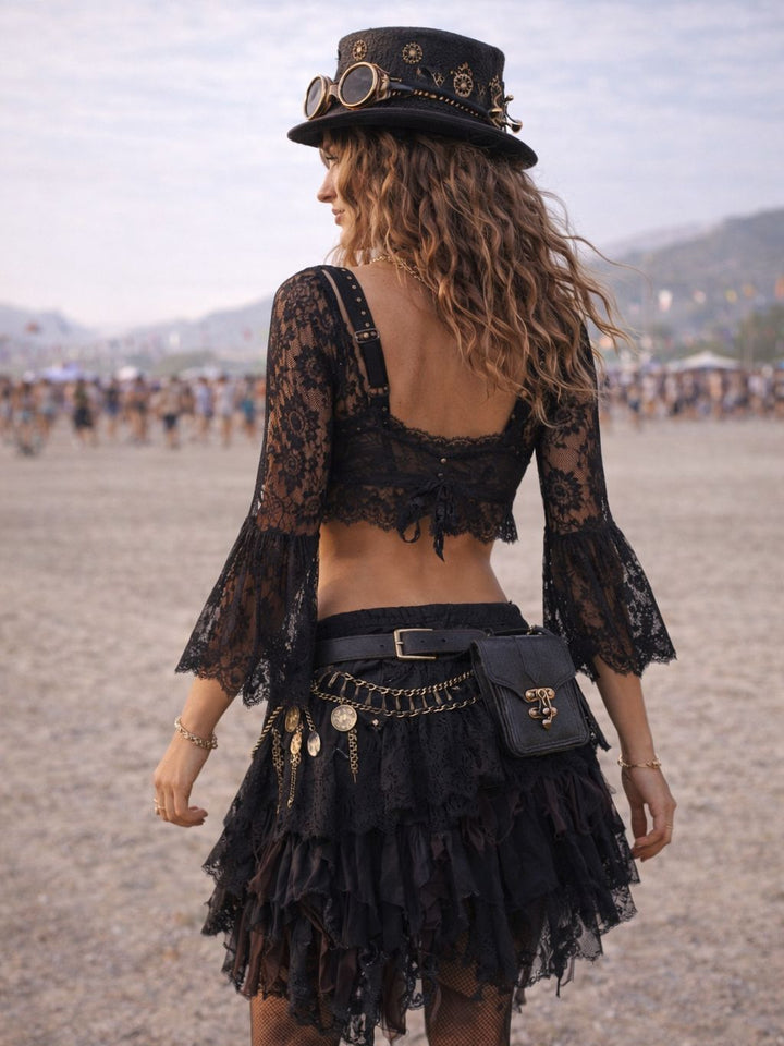 VINTAGE HIP BAG - BLACK