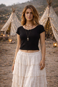 MOMENTUM BAMBOO T-SHIRT - BLACK