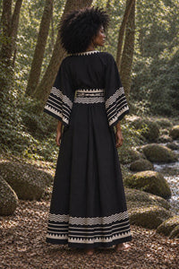 NYRA HAND BLOCK PRINTED KIMONO